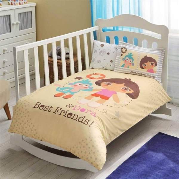 komplekt-postelnogo-belja-v-krovatku-tac-dora-best-friends-baby-ranfors